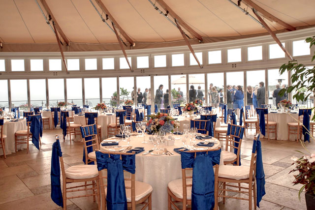 A photo of the Ballroom at the Wequassett Inn and Resort.
