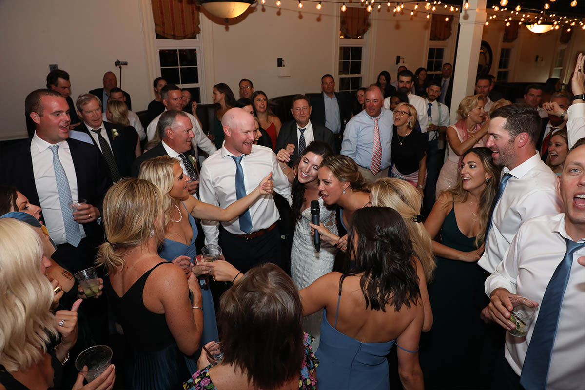 Wedding Guests dancing to The Boston Premier Band