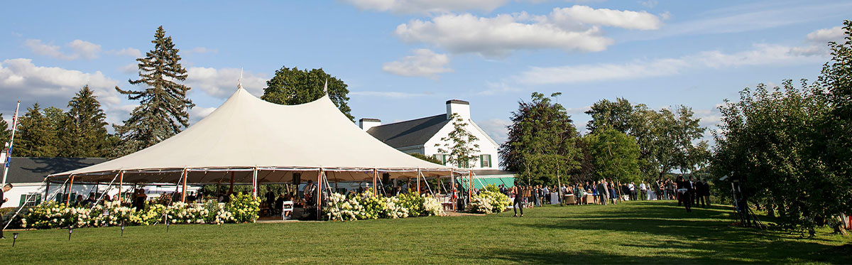 The beautiful Sperry Tent at the Conemmara House Farm