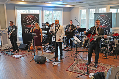 Boston Premier performing a wedding at Ganite Links in Quincy, MA.